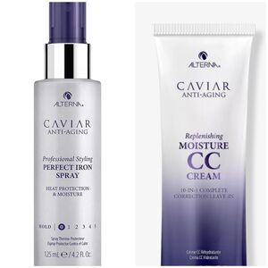 Alter a Caviar Anti-Aging Perfect Iron Spray and CC Cream Bundle- Set of 2